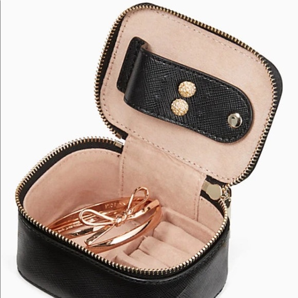 ⚡️NWT Kate Spade Staci Jewelry Holder, Black with Gold Tone Hardware - Picture 4 of 16